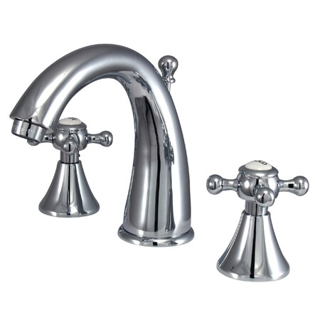 Kingston Brass 8" Widespread Bathroom Faucet, Chrome KS2971BX
